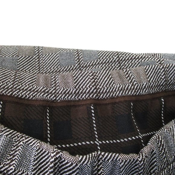 St. John Collection Metallic Gray Plaid Double Breasted Skirt Suit 10 Formal - Picture 14 of 16